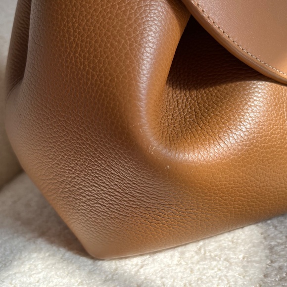 Polene Numero Un Handbag in Trio Camel - Picture 12 of 15